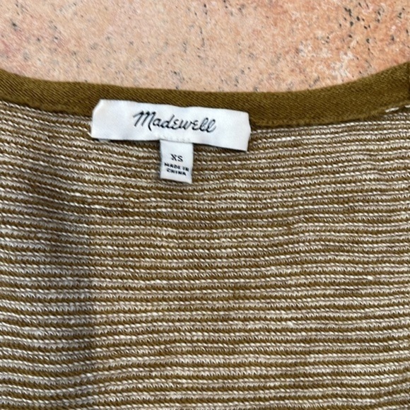Madewell Watermoor Short-Sleeve Sweater in Stripe - Picture 3 of 5